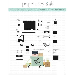 Papertrey Ink Welcome to the Neighborhood: On the Move Stamp