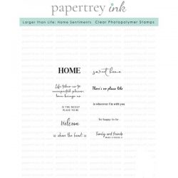 Papertrey Ink Larger Than Life: Home Sentiments Stamp