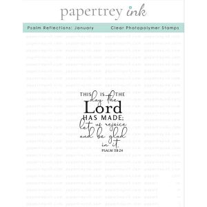 Papertrey Ink Psalm Reflections: January Stamp