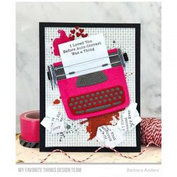 My Favorite Things Typewriter Die-namics