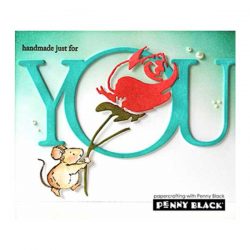 Penny Black Rose Die