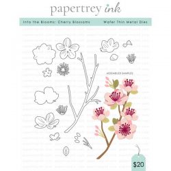 Papertrey Ink Into the Blooms: Cherry Blossoms Die