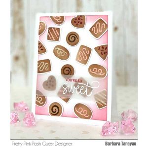 Pretty Pink Posh Layered Chocolates Stencils (3 pack) class=