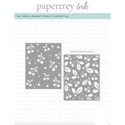 Papertrey Ink So Sweet Cherry Stencil Collection