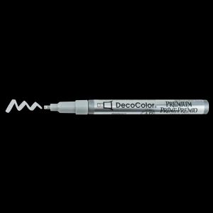 Marvy Uchida DecoColor Premium Metallic Marker - Silver class=