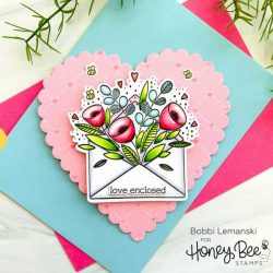 Honey Bee Stamps Pretty Postage Stamp