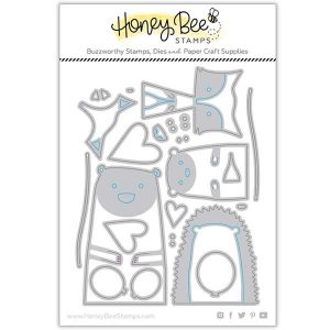 Honey Bee Stamps Heart Hugs Honey Cuts