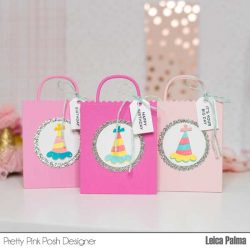 Pretty Pink Posh Gift Card Bag Dies