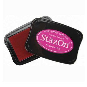 Fuchsia Pink StazOn Solvent Ink Pad class=