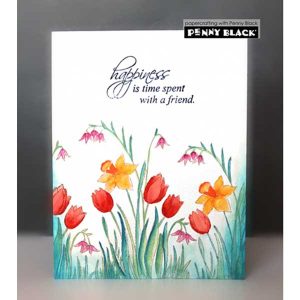 Penny Black Spring Emerges Stamp class=