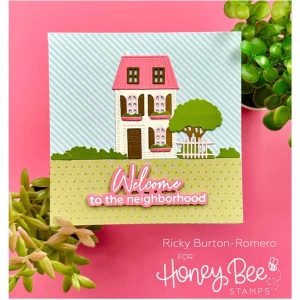 Honey Bee Stamps Spring Cottage Village Honey Cuts class=