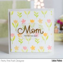 Pretty Pink Posh Hot Foil Large Mom/Mother