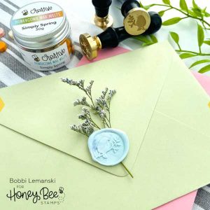 Honey Bee Stamps Wax Stamper - Spring Bird class=