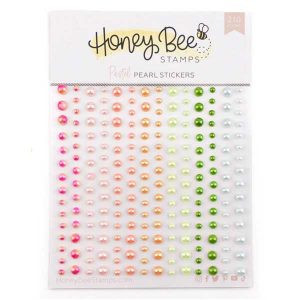 Honey Bee Stamps Pastel Pearl Stickers