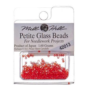 Mill Hill Petite Glass Beads – Red class=