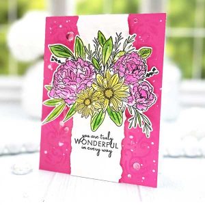 Papertrey Ink Easy Bouquet Stamp class=