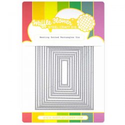 Waffle Flower Nesting Dotted Rectangles Die Set