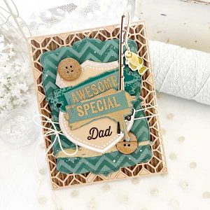 Papertrey Ink Chevron Stencil Collection - Vertical class=