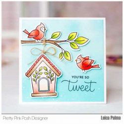 Pretty Pink Posh A Little Birdie Stamp Set