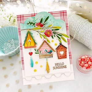 Papertrey Ink Birdhouse Bliss Stamp class=