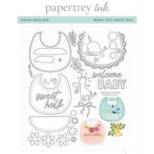 Papertrey Ink Sweet Baby Bib Die