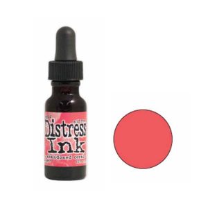 Tim Holtz Distress Ink Pad Reinker – Abandoned Coral class=