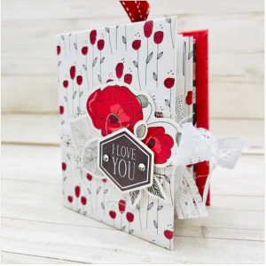 Moda Scrap Covering Paper - Spring Poppies class=