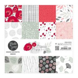 Moda Scrap Paper Pack 6" x 6" - Spring Poppies