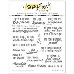 Honey Bee Stamps Take a Ride Stamp
