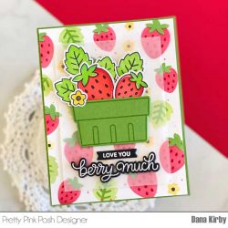 Pretty Pink Posh Fresh Berries Stamp