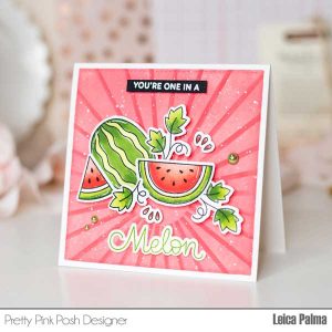 Pretty Pink Posh Watermelon Stamp class=