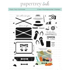 Papertrey Ink Pack Your Suitcase Stamp