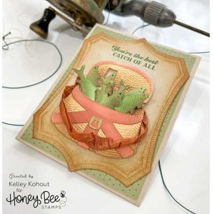 Honey Bee Stamps Shield Layering Frames Honey Cuts class=