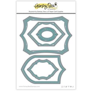 Honey Bee Stamps Shield Layering Frames Honey Cuts