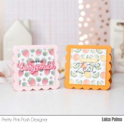 Pretty Pink Posh Mini Scallop Card Dies