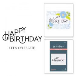 Spellbinders BetterPress Press Plate – Happy Birthday Celebrate