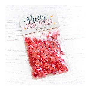 Pretty Pink Posh Strawberry Shimmer Confetti