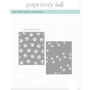 Papertrey Ink Paw Prints Stencil Collection