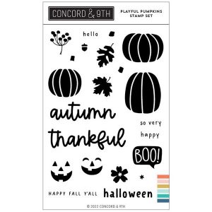 Concord & 9th Playful Pumpkins Stamp Set