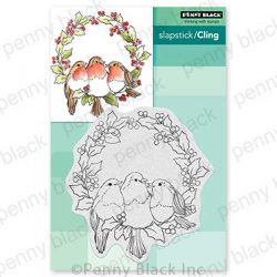 Penny Black Feathered Trio Stamp