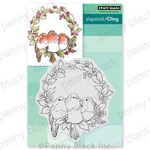 Penny Black Feathered Trio Stamp