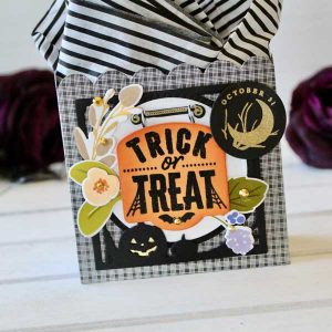 Papertrey Ink Spooky Treat Labels Stamp class=