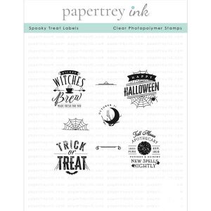 Papertrey Ink Spooky Treat Labels Stamp