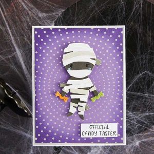 Spellbinders Boo Dance Party Sentiments Stamp class=