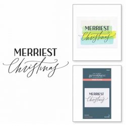 Spellbinders Betterpress Plate – Merriest Christmas