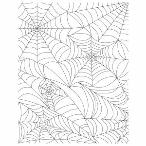 Spellbinder BetterPress Plate - Spider Web Background