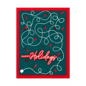Spellbinders A Merry Little Christmas Glimmer Hot Foil Plate and Die class=