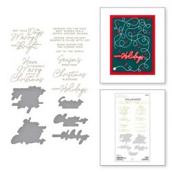 Spellbinders A Merry Little Christmas Glimmer Hot Foil Plate and Die