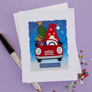 Spellbinders Gnome Drive Holiday Dies class=