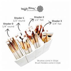 Waffle Flower Shader Brush Set 1 – 10/pk